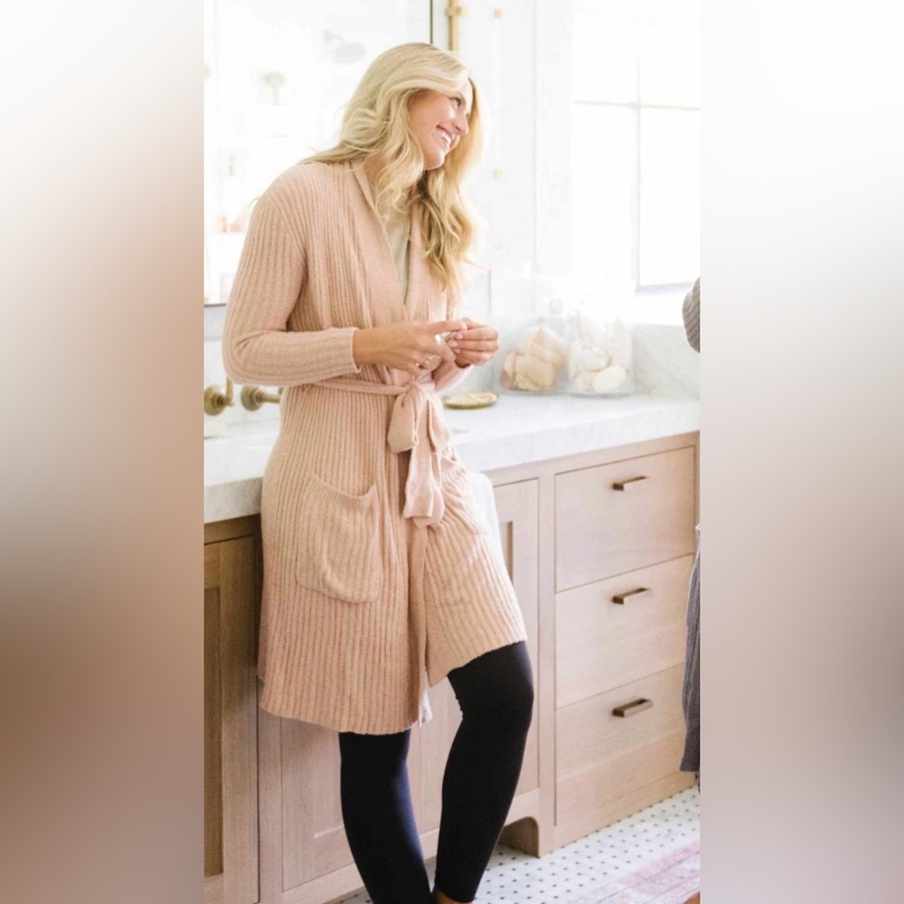 Saranoni Ribbed Bamboni Robe - Large